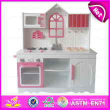 CE RoHS Certificated Kids Big Kitchen Set Toy, Mother Garden Children Kitchen Toy Set, High Quality Wooden Kitchen Set Toy W10c164